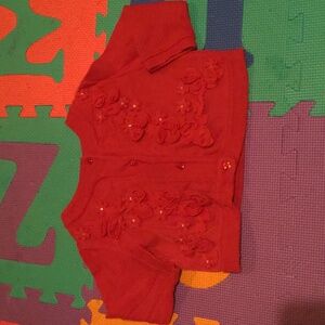 Baby Blumarine Red Kids Cardigan